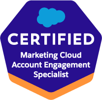 Salesforce Certified Marketing Cloud Account Engagement Specialist logo