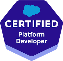 Salesforce Certified Platform Developer logo